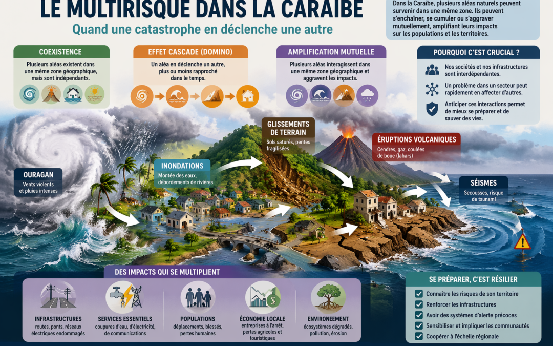 Le multirisque dans les Caraïbes : Quand les catastrophes s&rsquo;enchaînent